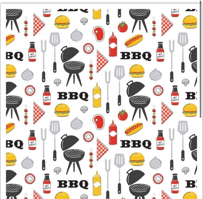 Grill Master - Roi du Grill par Camelot Fabrics