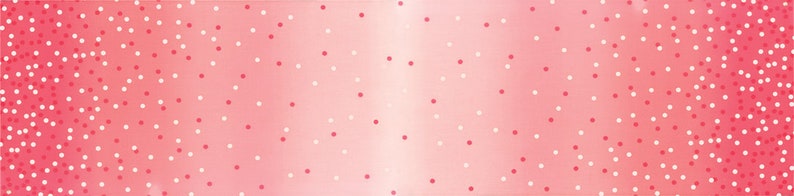 Confettis ombrés V and Co. 108" de large, support large, 11176-226, rose