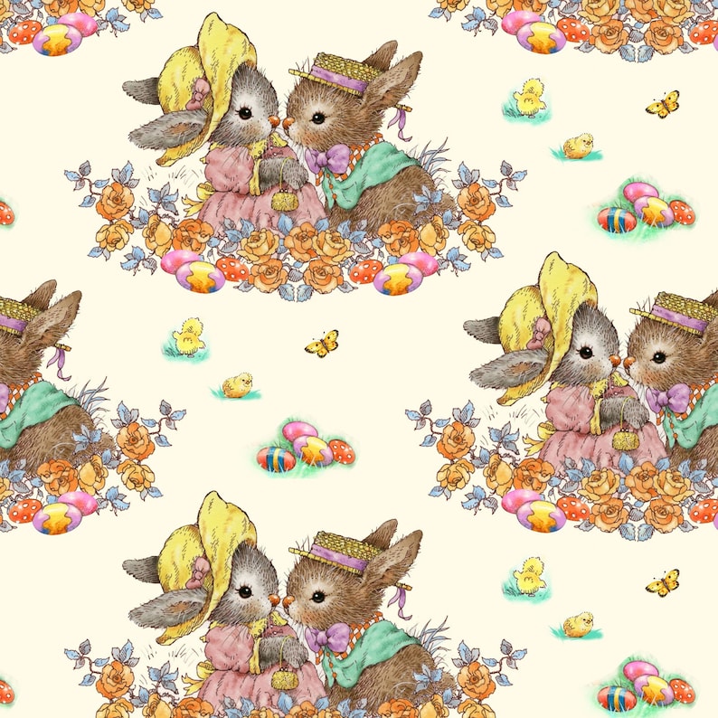 Bunny Tails de Robert Giordano - Lapins en crème