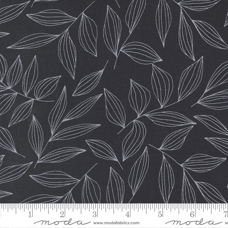 Create by Alli K for Moda - Ink Leaves