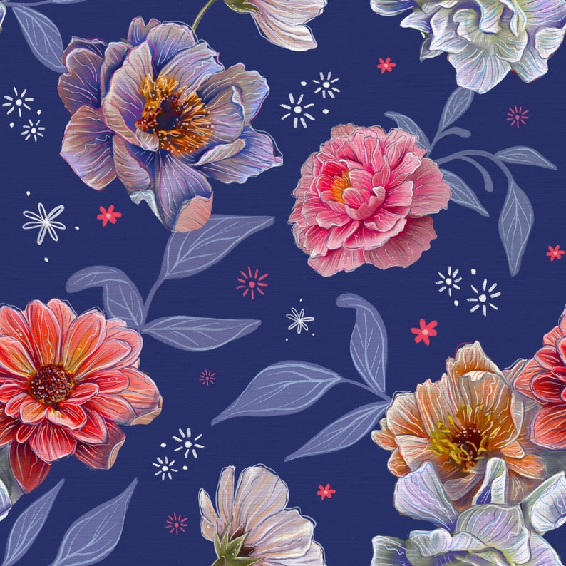Visions - Midnight Blooms par Megan Wells - 120-3627