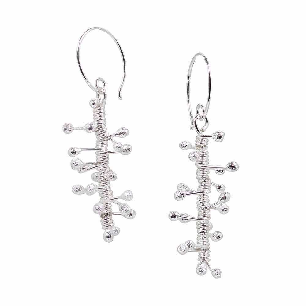 Boucles d'oreilles en argent, boucles d'oreilles étoile, boucles d'oreilles feu d'artifice, boucles d'oreilles en argent écologique, cadeau pour femme, boucles d'oreilles festives