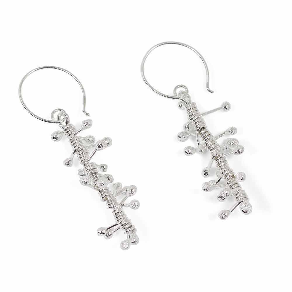 Boucles d'oreilles en argent, boucles d'oreilles étoile, boucles d'oreilles feu d'artifice, boucles d'oreilles en argent écologique, cadeau pour femme, boucles d'oreilles festives
