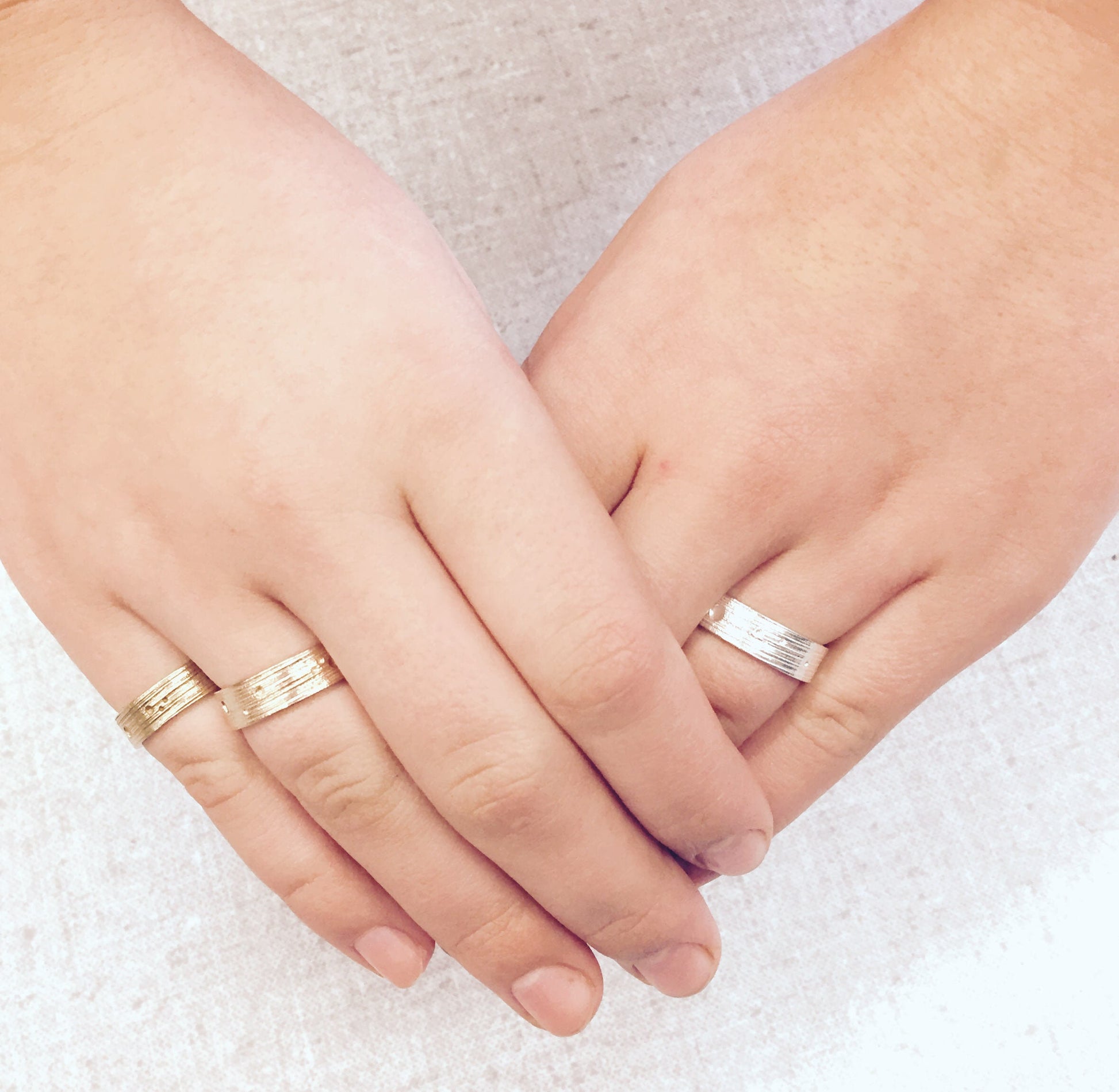 Bague en argent • Cadeau d'anniversaire en argent pour elle • Bague minimaliste • Bague pour femme taille 6,5 • Bague paysage lunaire