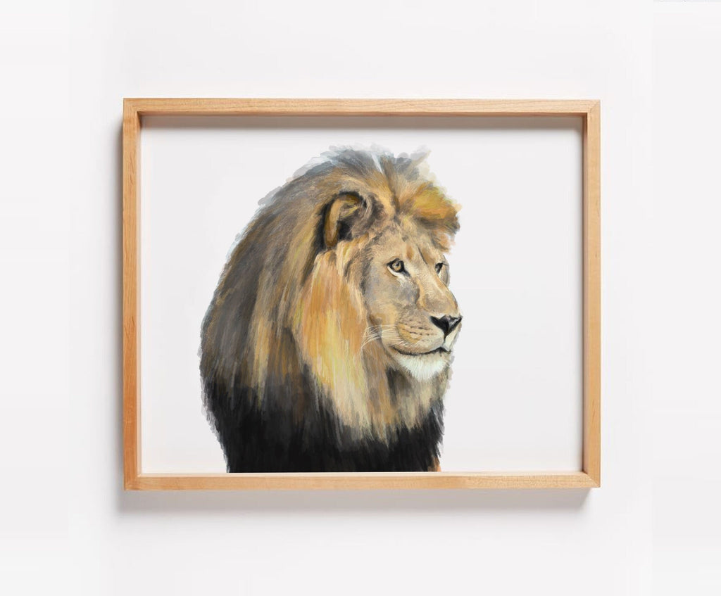 Impression d'art Lion