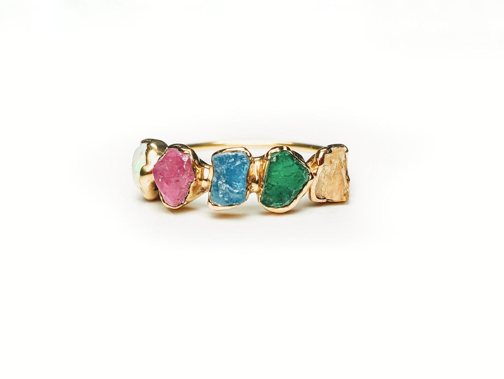 Bague de naissance familiale ~ Bague de mère personnalisée
