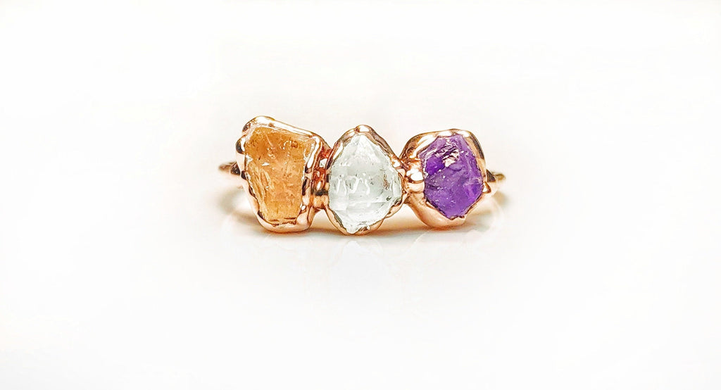 Bague de naissance familiale ~ Bague de mère personnalisée
