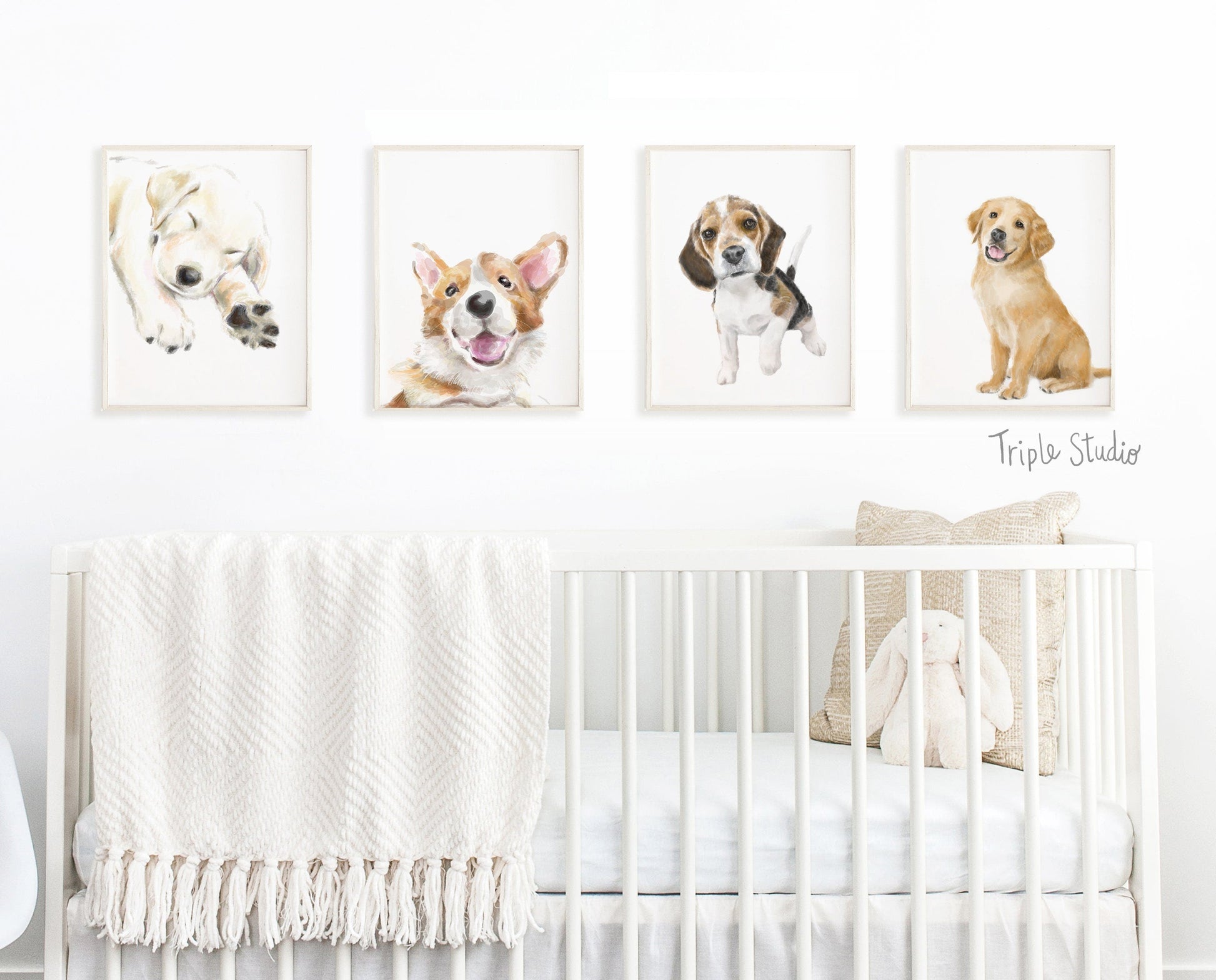 Beagle Puppy Art Print