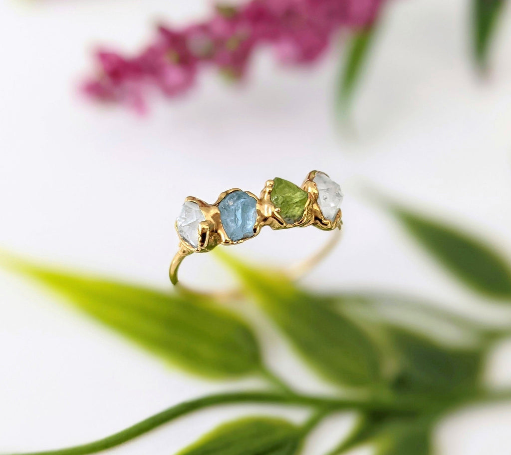 Bague de naissance familiale ~ Bague de mère personnalisée