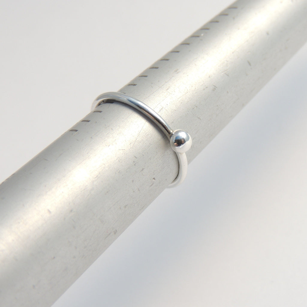 Bague empilable en argent sterling avec boules