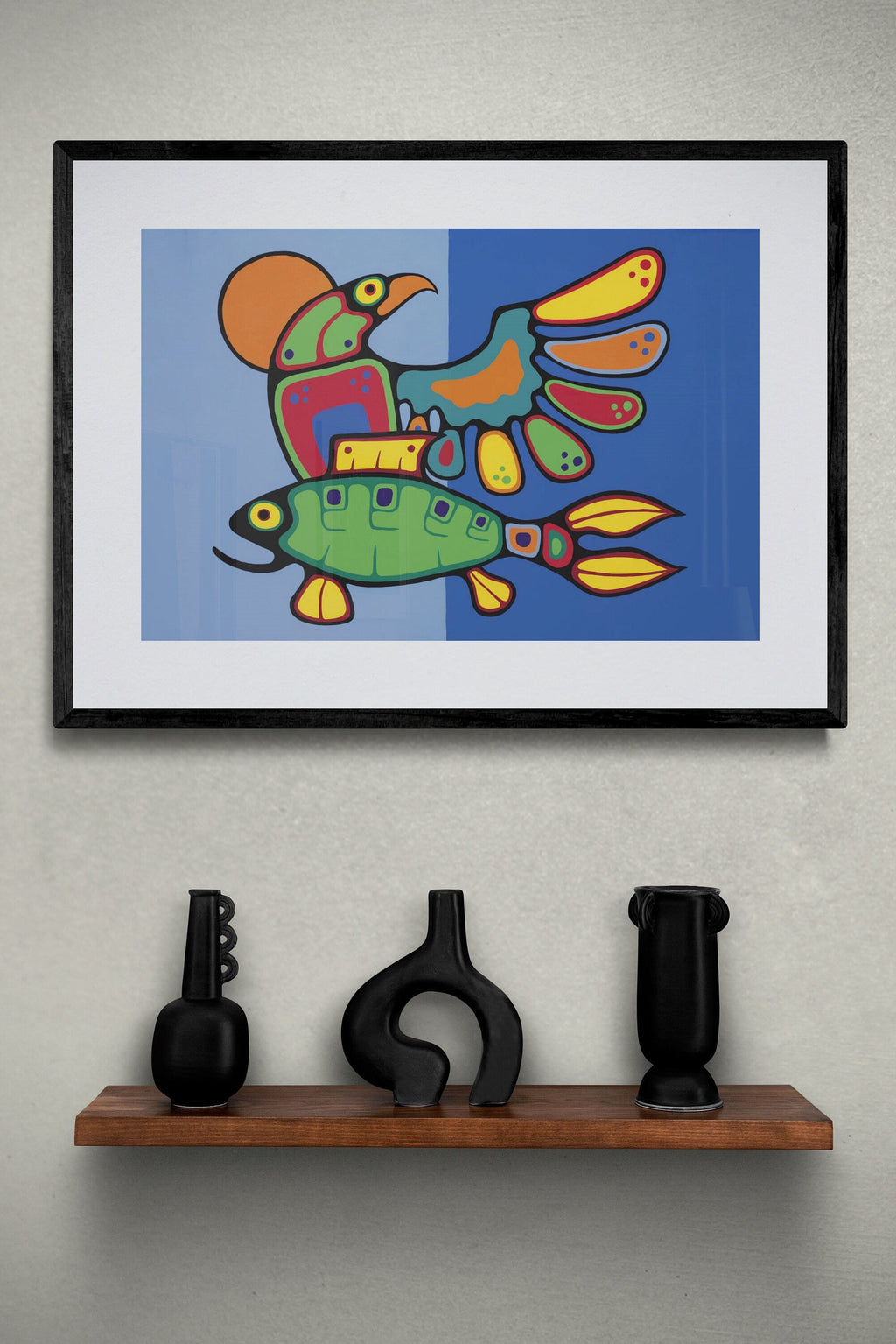 Come Together by Jim Oskineegish Indigenous Art Print, First Nations, Ahnisnabae Culture, Native American Indian Decor