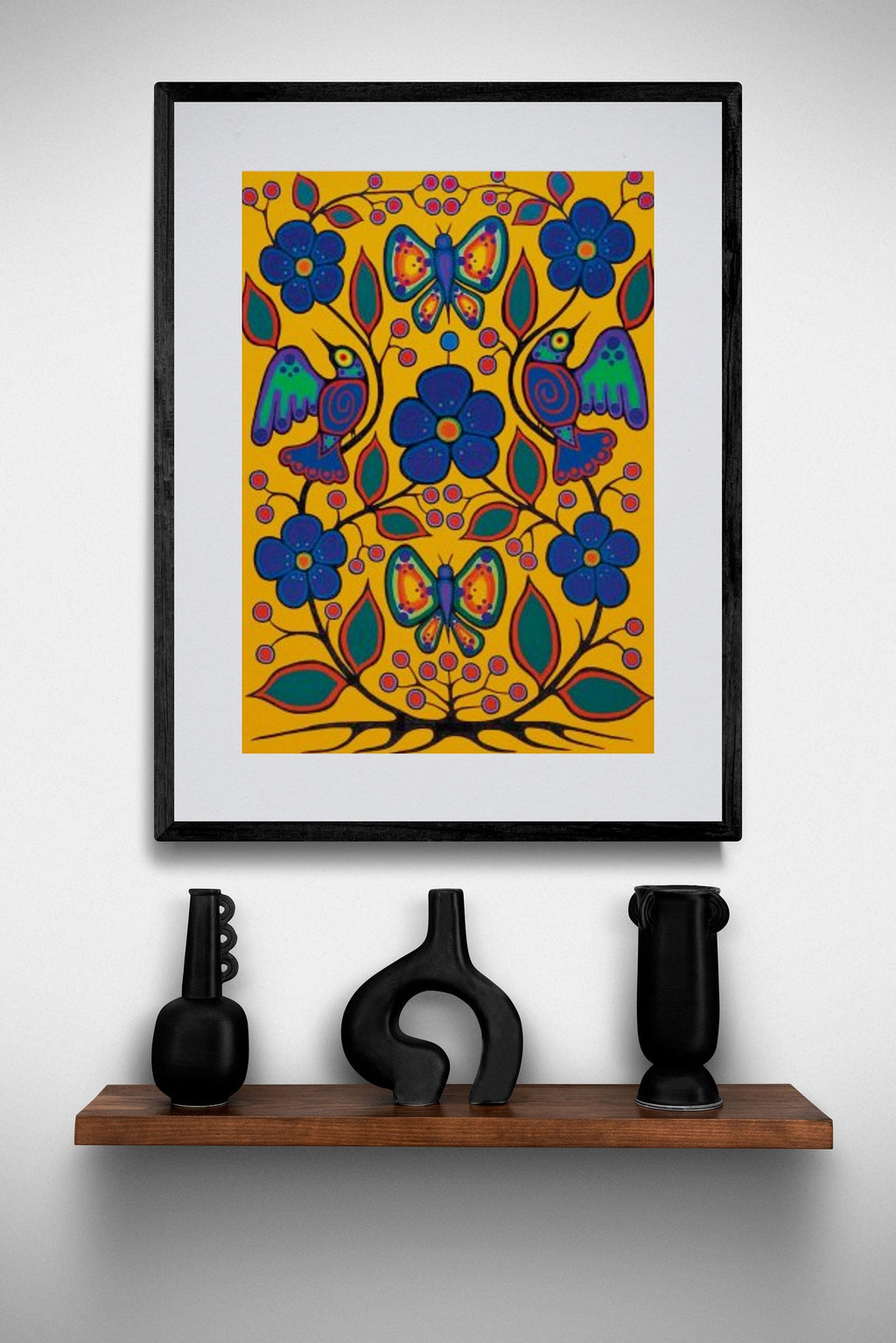 Creativity is Goddess by Jim Oskineegish Indigenous Art Print, First Nations, Ahnisnabae Culture, Native American Indian Decor