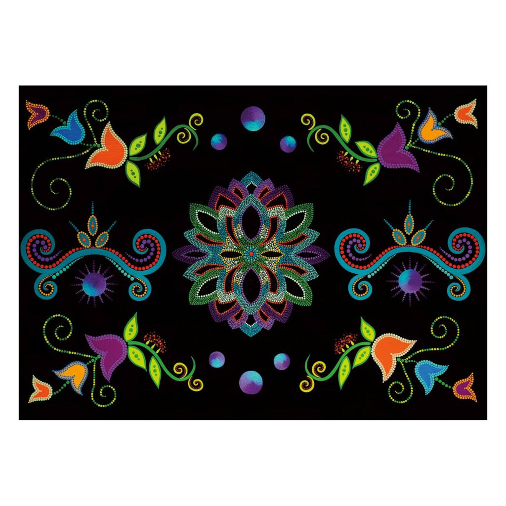 Rajeunissement par Tracey Metallic, estampe d'art autochtone, Premières Nations, artiste mi'gmaq, décor amérindien