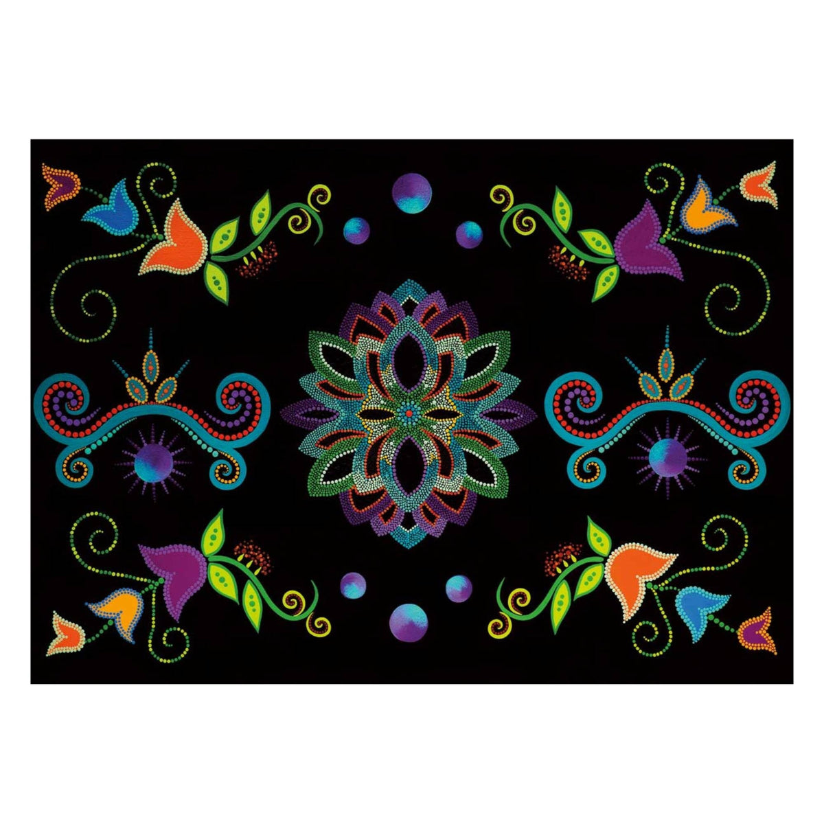 Rajeunissement par Tracey Metallic, estampe d'art autochtone, Premières Nations, artiste mi'gmaq, décor amérindien