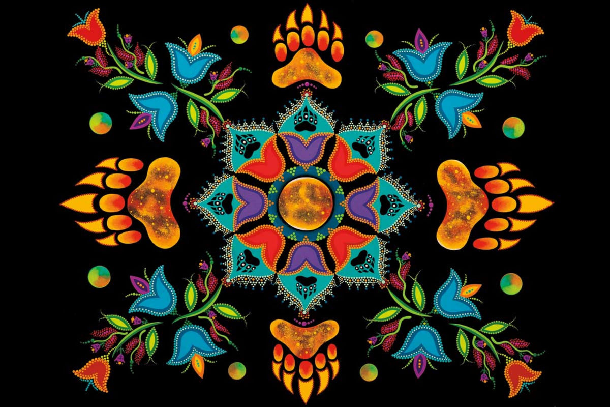 Revelation par Tracey Metallic, impression d'art autochtone, Premières Nations, artiste Micmaque, décor autochtone amérindien
