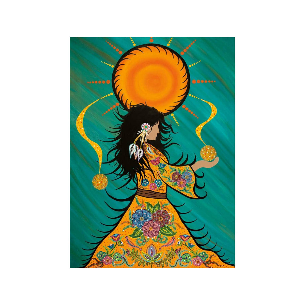 Sun Catcher par Tracey Metallic, impression d'art autochtone, Premières Nations, artiste micmaque, décor autochtone amérindien