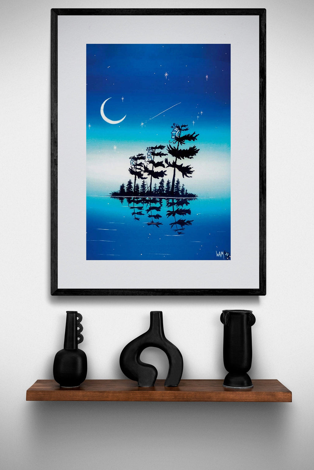 Strength Hope And New Beginnings par William Monague, impression d'art autochtone, Premières Nations, Ojibwé, décor amérindien, art encadré