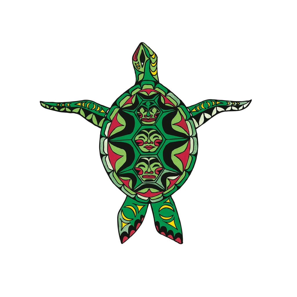 Tortue par Angela Kimble, impression d'art autochtone, Premières Nations, décor amérindien