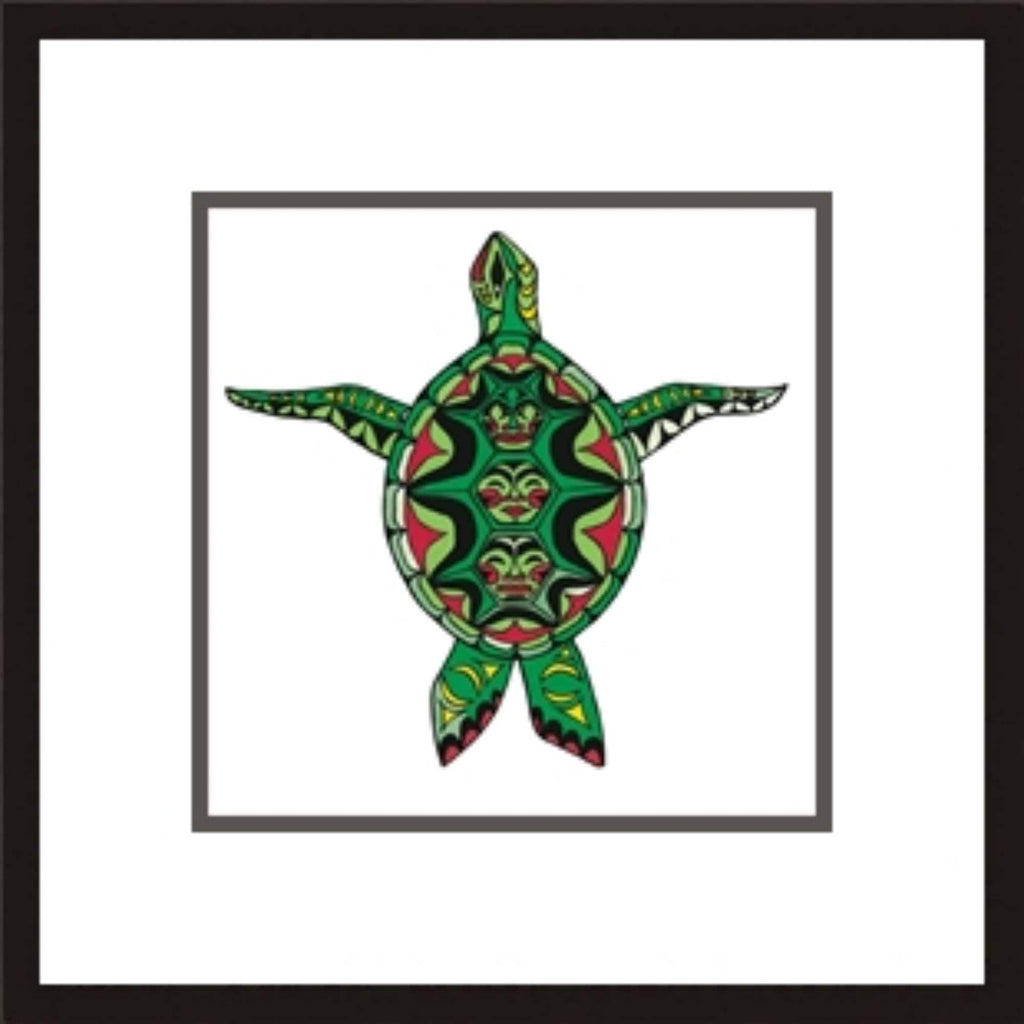Tortue par Angela Kimble, impression d'art autochtone, Premières Nations, décor amérindien