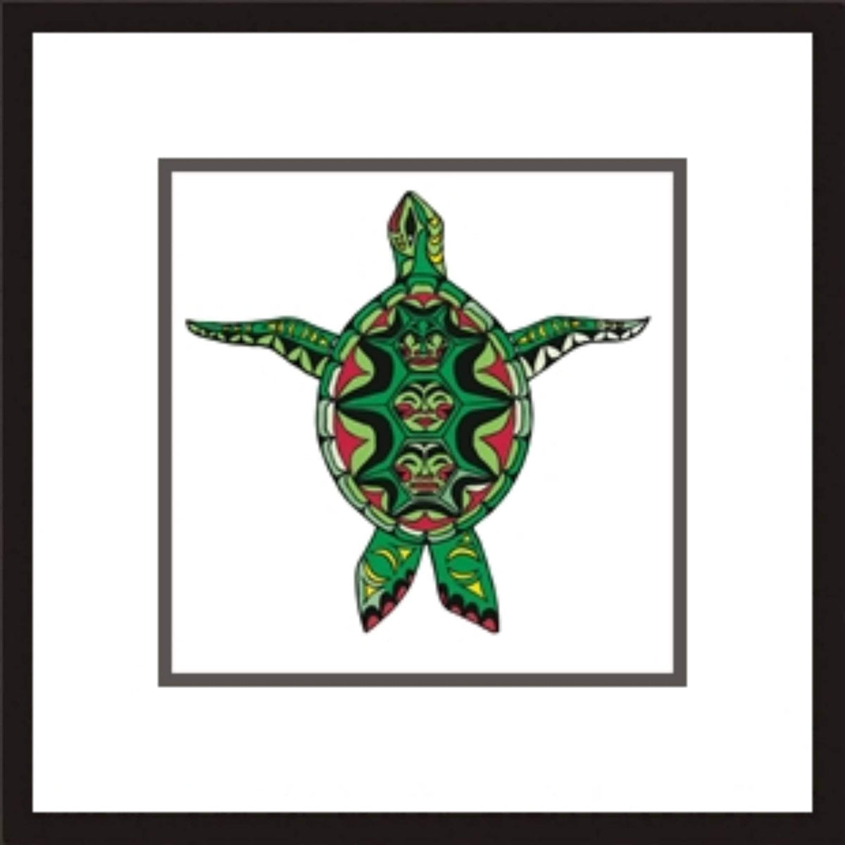 Tortue par Angela Kimble, impression d'art autochtone, Premières Nations, décor amérindien