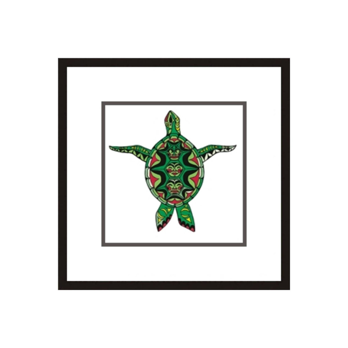 Tortue par Angela Kimble, impression d'art autochtone, Premières Nations, décor amérindien