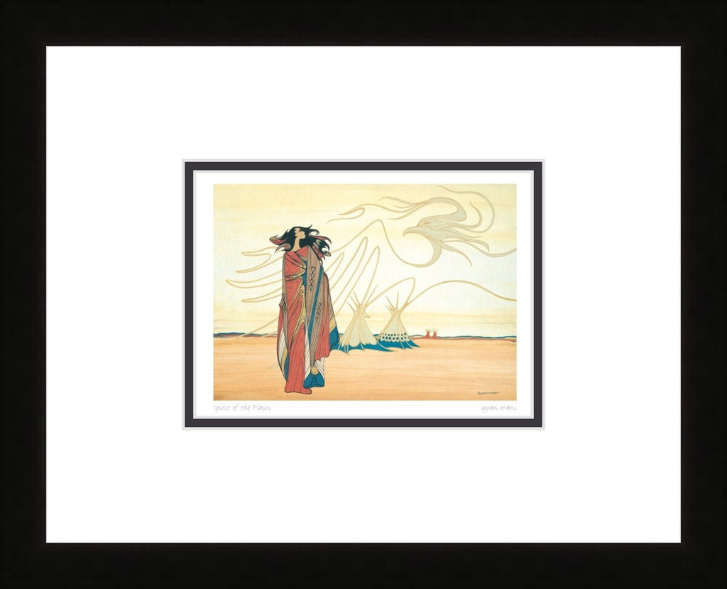 Esprit des plaines par Maxine Noel, impression d'art autochtone, Premières Nations, Autochtones d'Amérique, art encadré