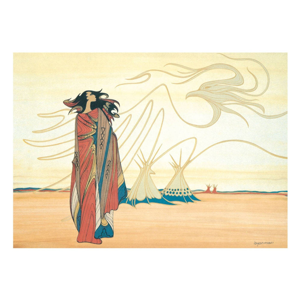 Esprit des plaines par Maxine Noel, impression d'art autochtone, Premières Nations, Autochtones d'Amérique, art encadré