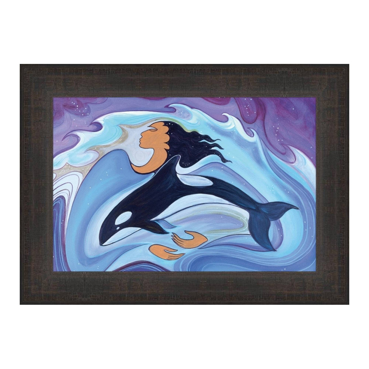 Mother Of The Sea par Maxine Noel, art autochtone, Premières Nations, Amérindiens, art encadré