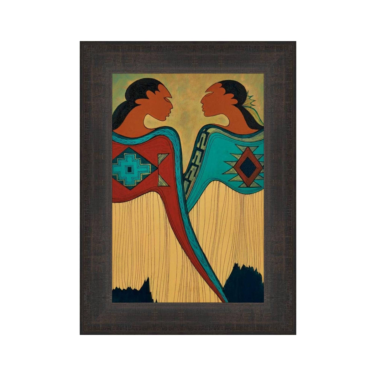 My Sister Myself par Maxine Noel, Art autochtone, Premières Nations, Amérindiens, Art encadré
