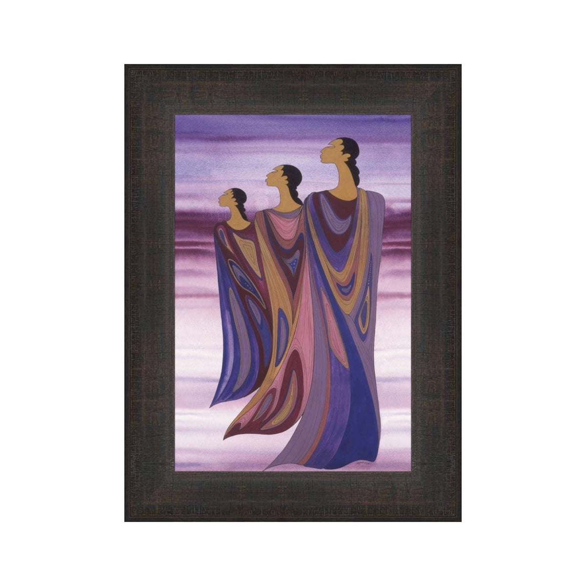 Strength Through The Centuries par Maxine Noel, carte d'art autochtone, Premières Nations, Amérindiens, art encadré