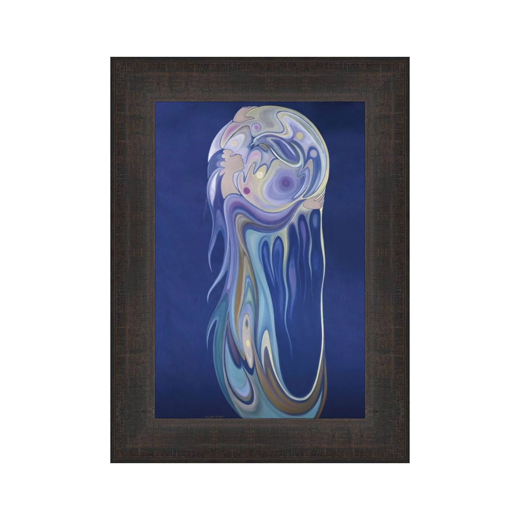 Le messager spirituel par Maxine Noel, carte d'art autochtone, Premières Nations, Amérindiens, œuvre encadrée