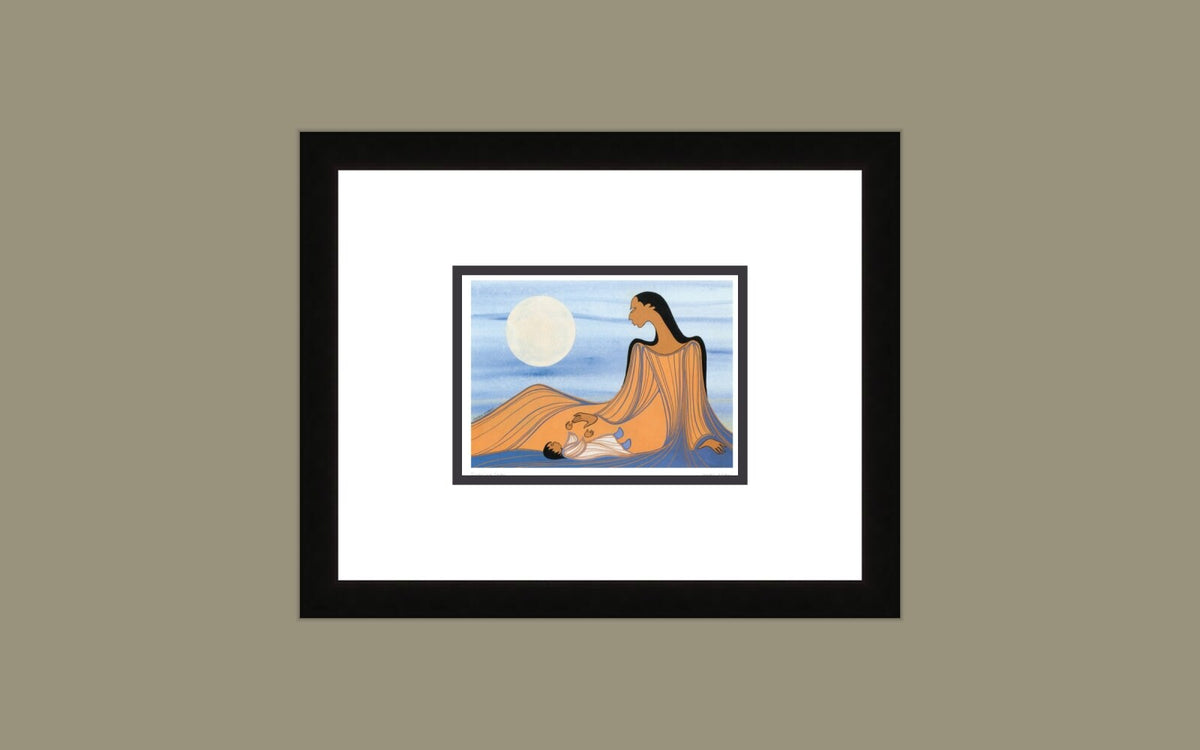 Evening Star Print by Maxine Noel, Indigenous Art Print, First Nations, Native Americans, Framed Art