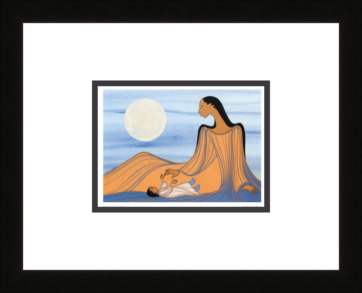 Evening Star Print by Maxine Noel, Indigenous Art Print, First Nations, Native Americans, Framed Art