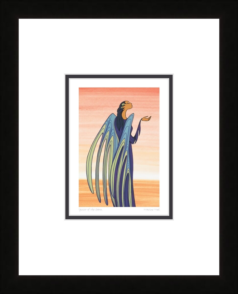Spirit of the Dawn by Maxine Noel, Indigenous Art, First Nations, Native Americans, Framed Art