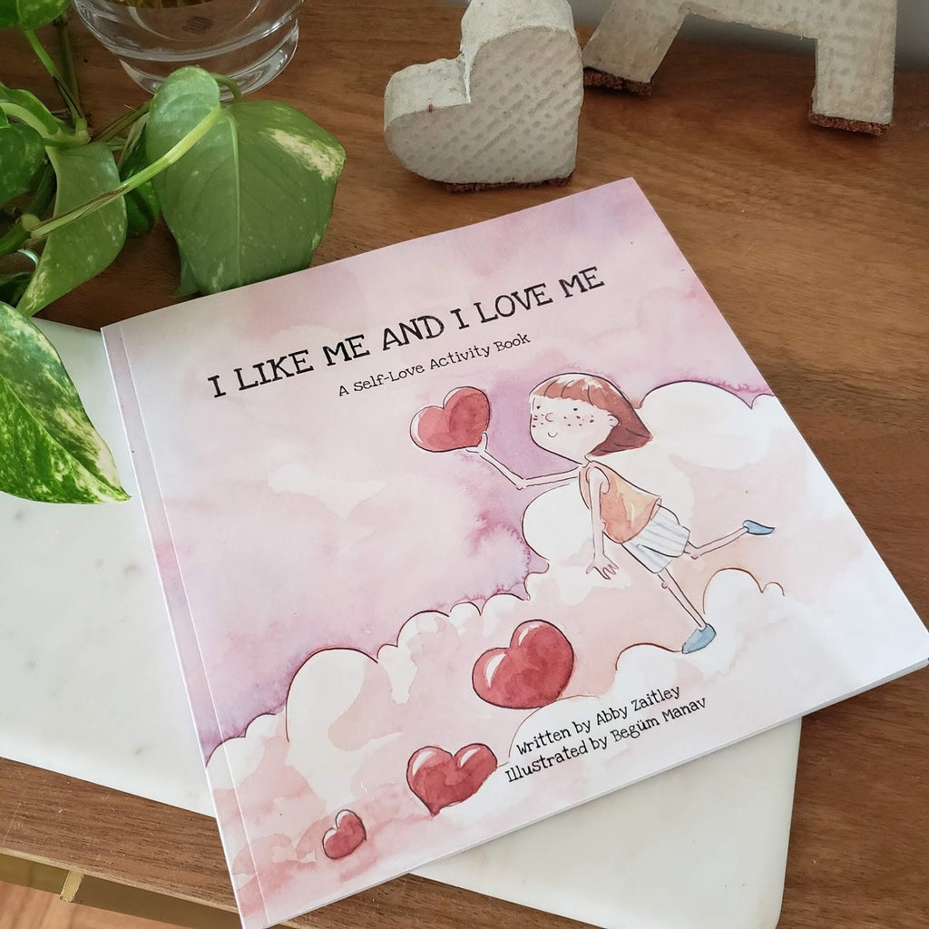Self-esteem activity book for children. Children's Valentines day gift.