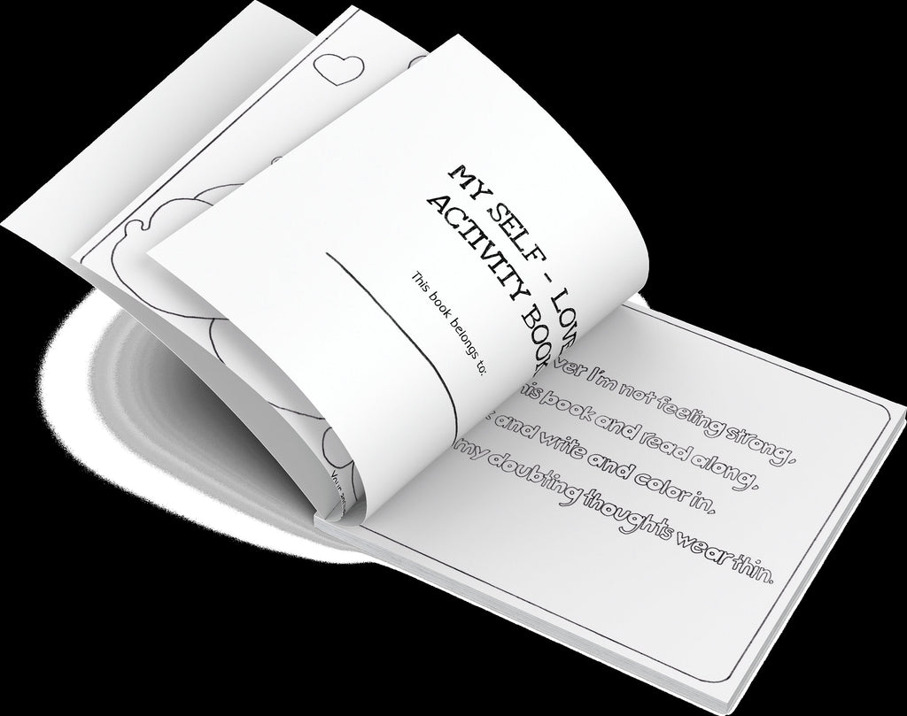 Self-esteem activity book for children. Children's Valentines day gift.