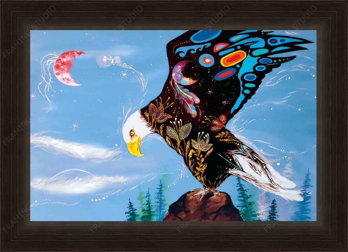Aigle majestueux par Karen Erickson, impression d'art autochtone, Premières Nations, décor autochtone des Premières Nations