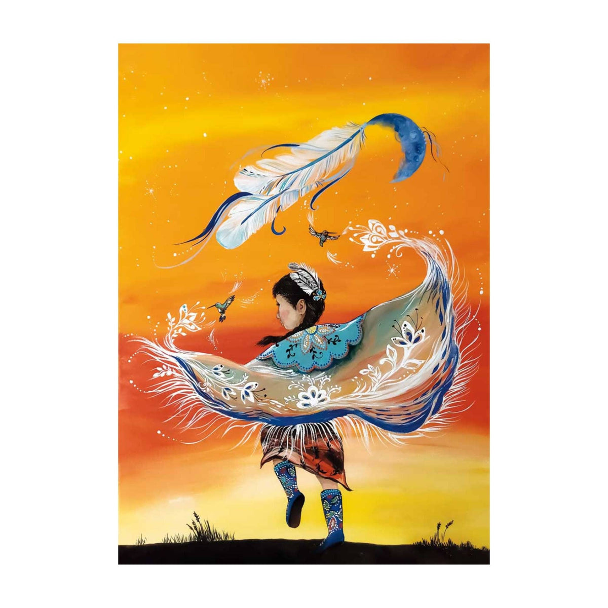 Tradition par Karen Erickson, impression d'art autochtone, Premières Nations, décor autochtone amérindien