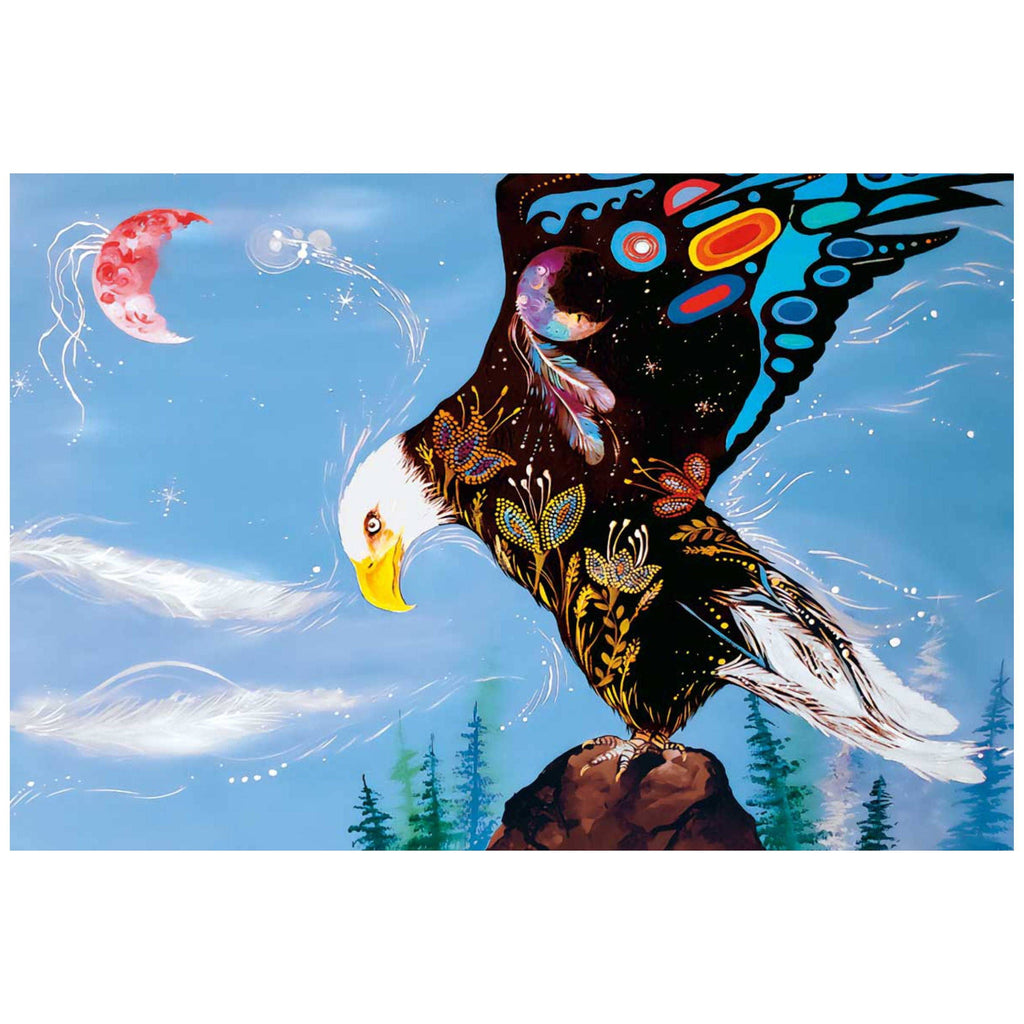 Aigle majestueux par Karen Erickson, impression d'art autochtone, Premières Nations, décor autochtone des Premières Nations