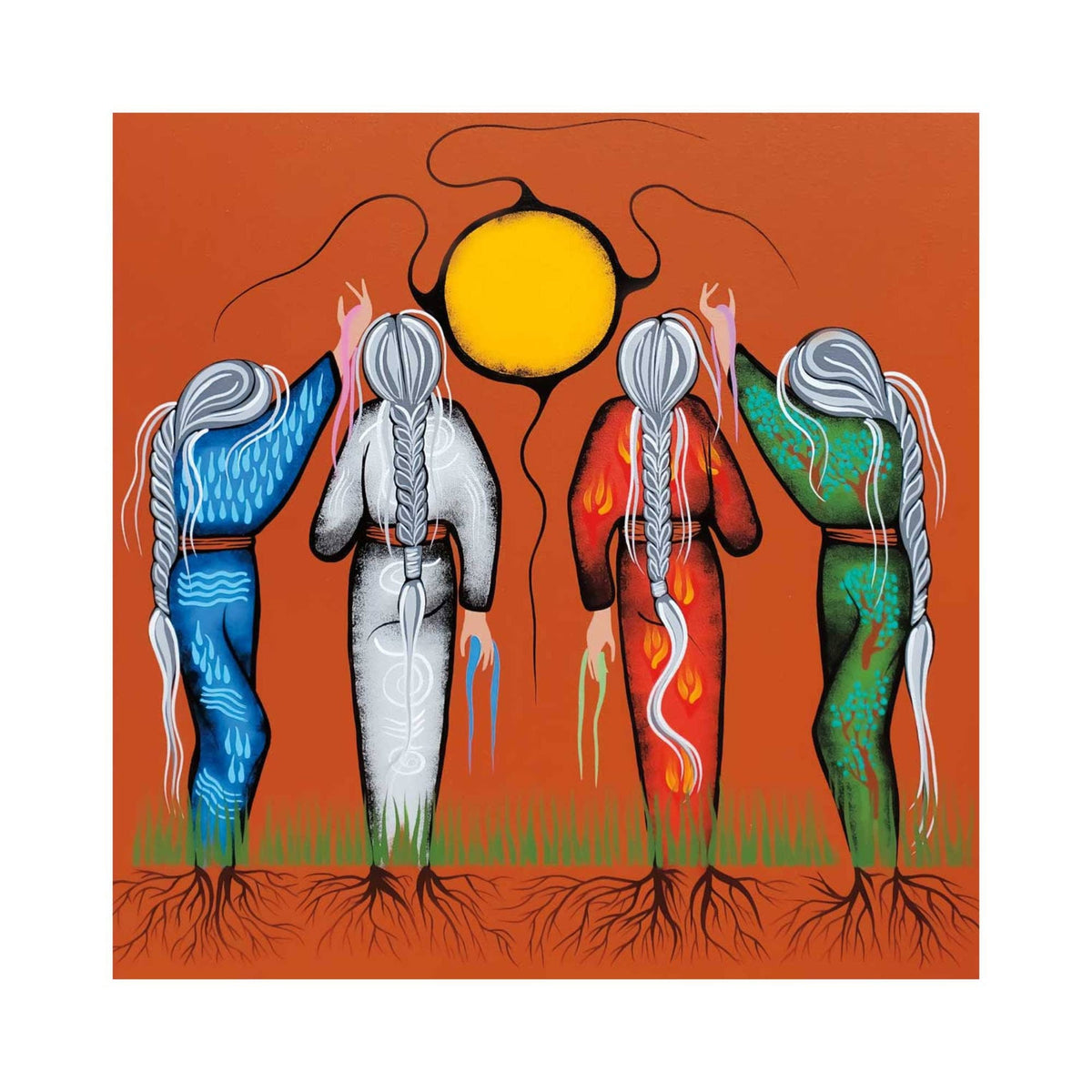 Équilibre naturel par Simone Mcleod, impression d'art autochtone, Premières Nations, décor autochtone des Premières Nations
