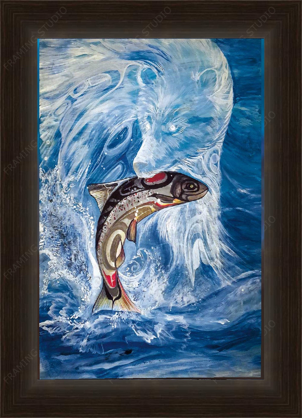 Ours esprit par Karen Erickson, impression d'art autochtone, Premières Nations, décor autochtone des Premières Nations