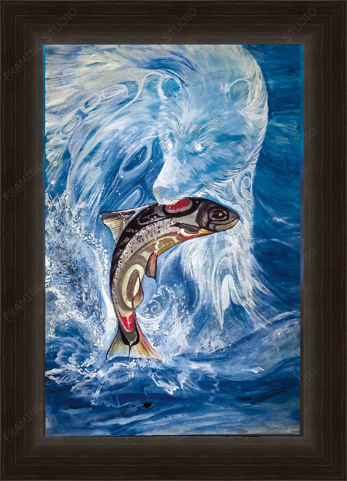 Ours esprit par Karen Erickson, impression d'art autochtone, Premières Nations, décor autochtone des Premières Nations