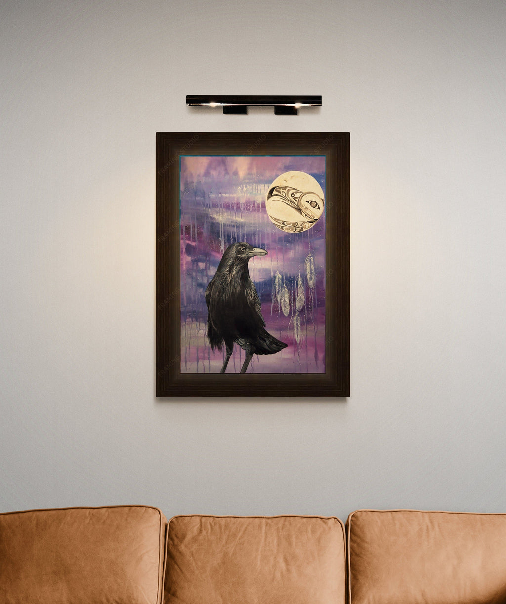 Gardien du corbeau par Karen Erickson, impression d'art autochtone, Premières Nations, décor autochtone des Premières Nations