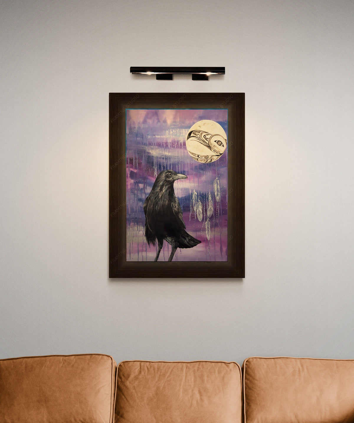 Gardien du corbeau par Karen Erickson, impression d'art autochtone, Premières Nations, décor autochtone des Premières Nations