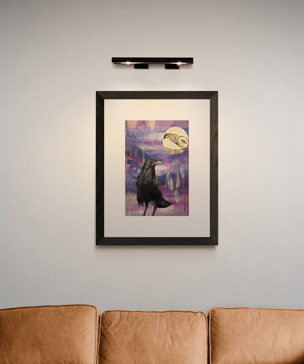 Gardien du corbeau par Karen Erickson, impression d'art autochtone, Premières Nations, décor autochtone des Premières Nations