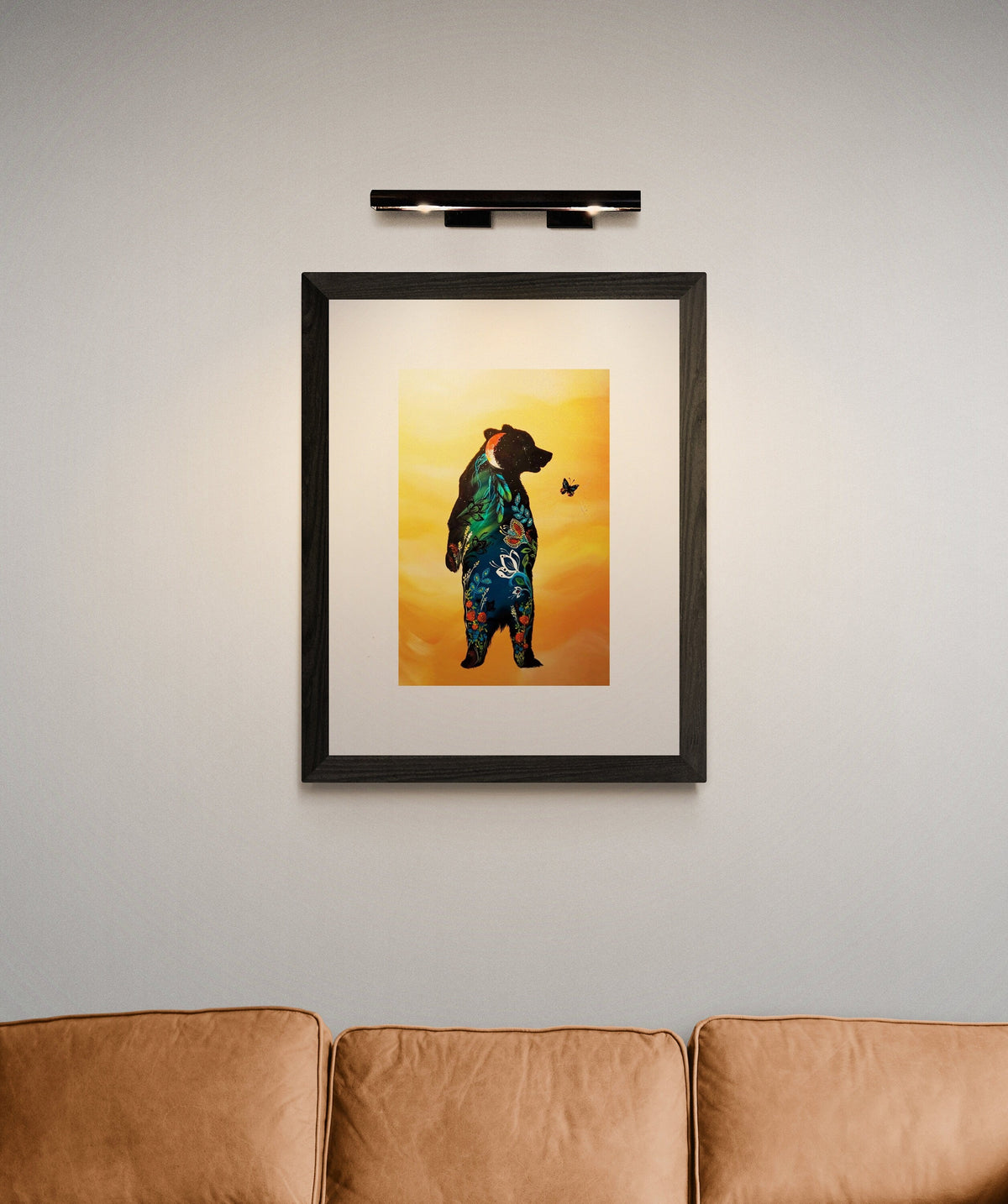 Journey Of The Bear par Karen Erickson, Estampe d'art autochtone, Premières Nations, Décor amérindien