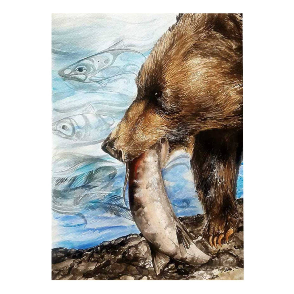 Chosen by Karen Erickson, Indigenous Art Print, First Nations, Native American Indian Decor