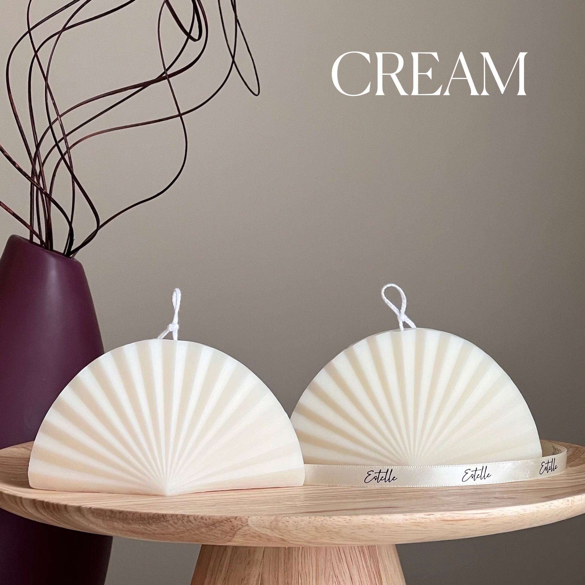 Origami Shell Soy Wax Candle | Home Decor
