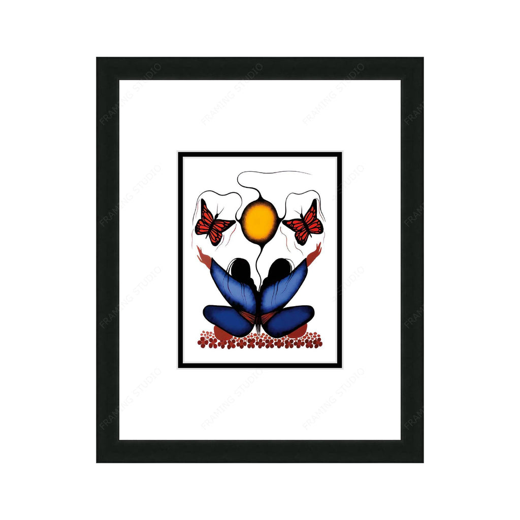 Carry Our Prayers By Simone Mcleod , Indigenous Art Print, First Nations, Native American Indian Decor