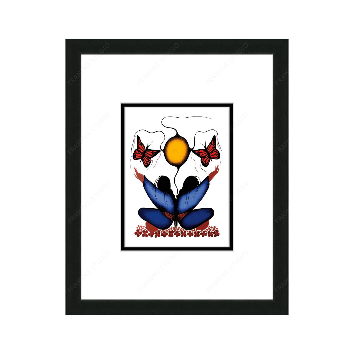 Carry Our Prayers By Simone Mcleod , Indigenous Art Print, First Nations, Native American Indian Decor